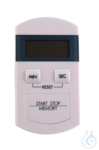 Digital interval timer, table model, silver