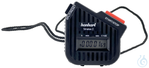 Digital stopwatch, black
