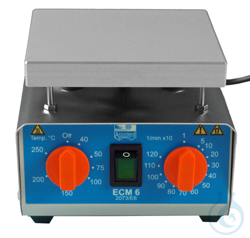 Mini magnetic stirrer with anodized heating plate, CE
