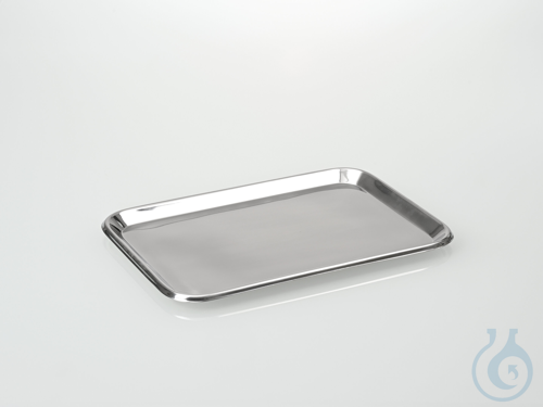 Tray stainless steel, AISI 304, 280x180x20 mm