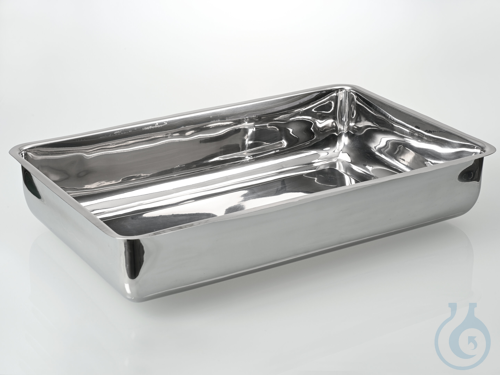 Bowl stainless steel, deep form, 400x200x100 mm