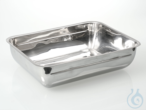 Bowl stainless steel, deep form, 400x300x100mm