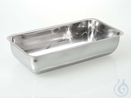 Bowl stainless steel, deep form, 500x300x100mm