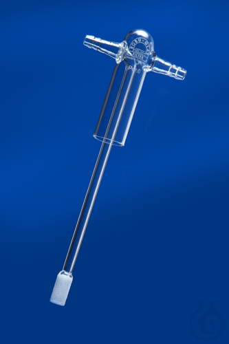 Gas Washing Bottle, FC 13 mm 500 ml, Por. 2, GL 45