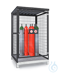 Gas cylinder depot 1 wing door without base 1700x1860x2270