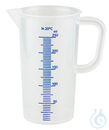 Measuring jugs of polypropyIene, with scale 3000 mI