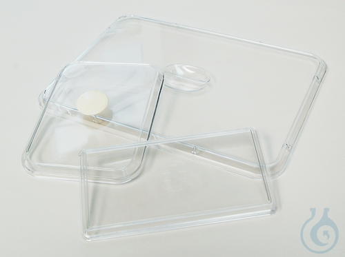 Lid, PS crystal clear, instrument tray 500 ml