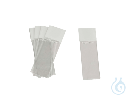 Microslides SuperFrost®, with colour coding, white, blue, pink, yellow, green,