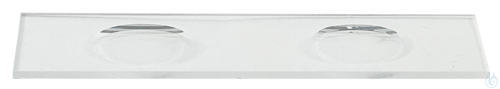 Microslides with 2 cavities ca. 76 x 26 mm