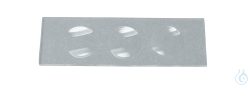 Microslides with 3 cavities ca. 76 x 26 mm
