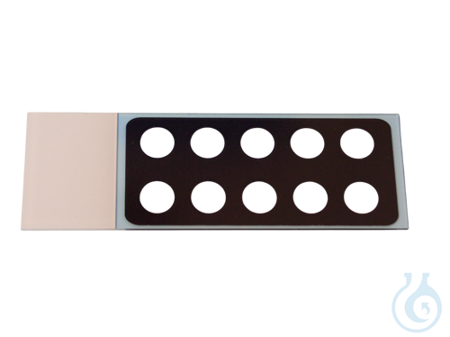 Immunofluorescent printed slides 10 circles ca. 6 mm Ø