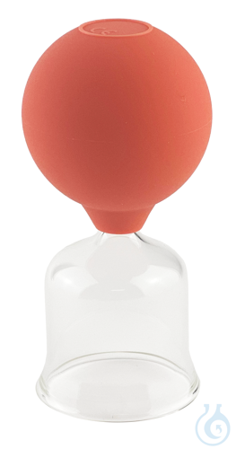 Bier suction glasses, CE with bulb of PVC ca. 5 cm Ø