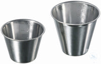 Beaker, 56 X 47 mm (D X H), 50 Ml stainless steel