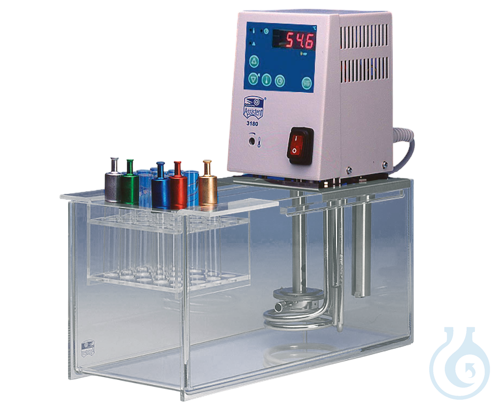 Thermostatic water bath, fully electronic, digital, CE, with Plexiglas® tank No.