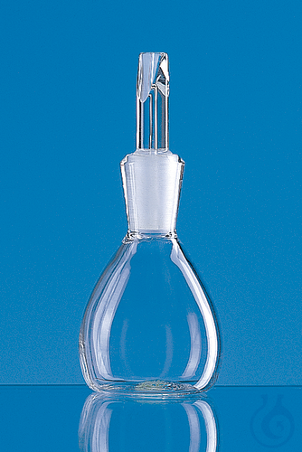 Density bottle, Gay-Lussac pattern, 50 ml uncalibrated borosilicate gl. 3.3