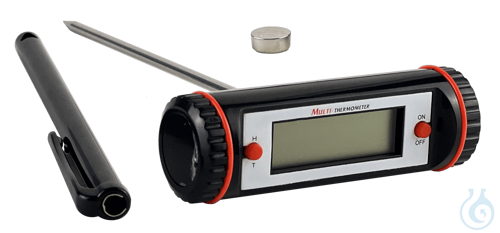 Digital thermometer small with sensor of stainless steel -50 +200 °C