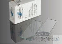 Micro-slides half-white glass