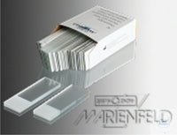 Micro slides half-white-glass