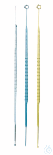 Inoculation loop w.needle PS y-sterilzed, 1+10 µl yellow f. inocul. nutrient med