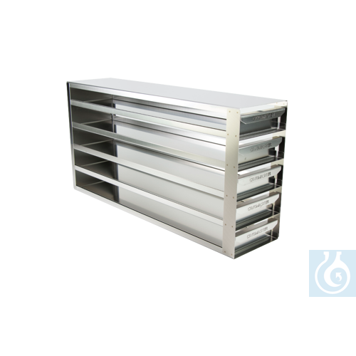 Cryomaster® cabinet insert for 25 cryoboxes 136x136x53 mm