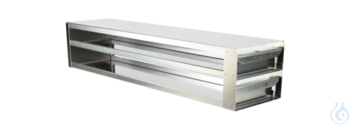 Cryomaster® cabinet insert with handle edge for 10 boxes up to 136x136x133mm, 5