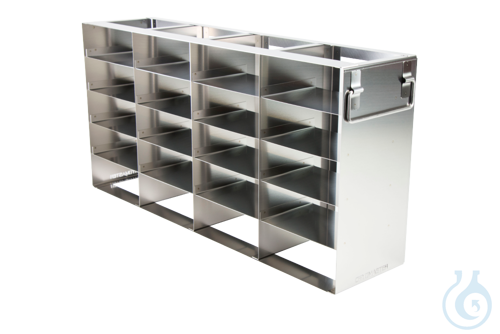 Cryomaster® cabinet rack with folding handle for 12 cryoboxes up to 136x136x53mm