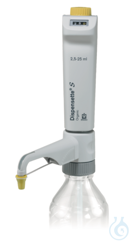 Dispensette® S Organic, Digital, DE-M, 2,5 - 25 ml, without recirculation valve