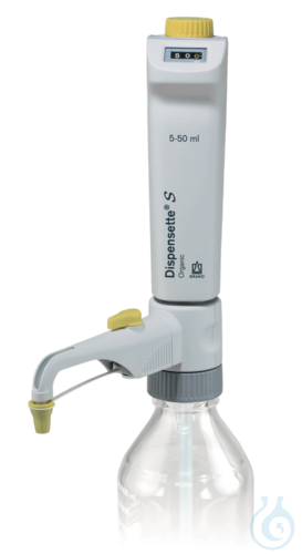 Dispensette® S Organic, Digital, DE-M, 5 - 50 ml, with recirculation valve