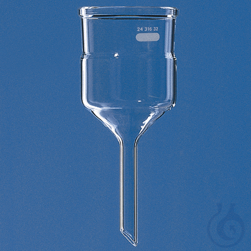 Filter adapt.Boro 3.3 f.filter crucibles, suit.f. 1 D top out.dia. 41 mm l. 125