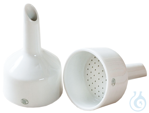 Funnel Buechner, filter paper diameter 125 mm d1xd2xd3xh1xh2xV/ml 130/110/2