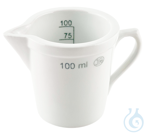 Measuring jugs, porcelain, with handle, spout and scale 500 ml