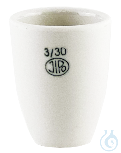 Crucibles of porcelain, tall form, without cover D x H mm 40 x 50, 35ml