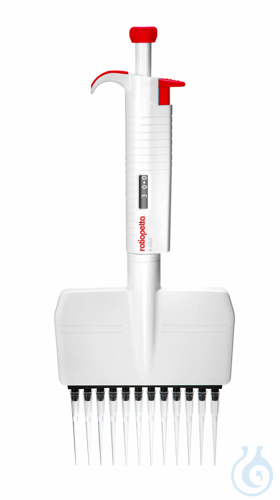 ratiopetta® 12-channel Precision Pipet 0.5-10 µl, autoclavable