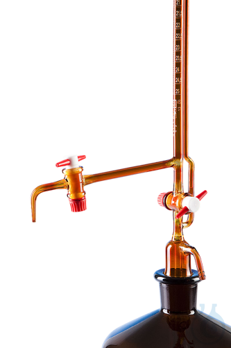 Automatic burettes, borosilicate glass 3.3, Schellbach burette, conformity