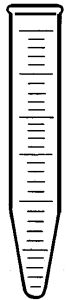 Centrifuge tubes 15 ml white graduated AR-glass