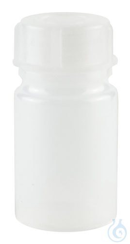 Bottles of polyethylene, with screw cap wide neck 100 ml GL 32