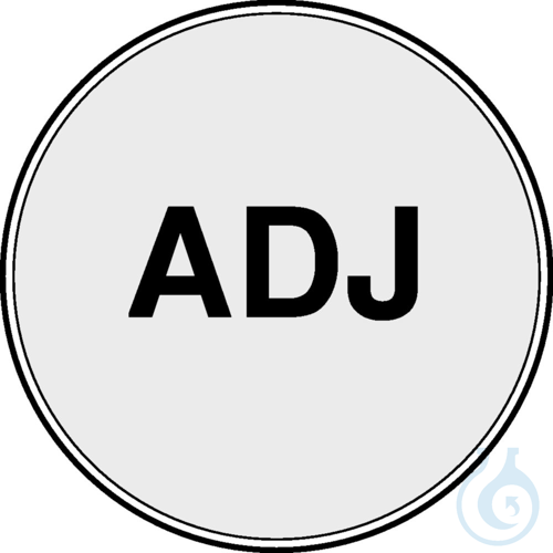 Reference 2 Red adjustment seal ADJ