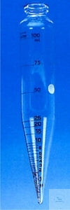 ASTM-centrifuge tube 100 ml cylindrical white grad