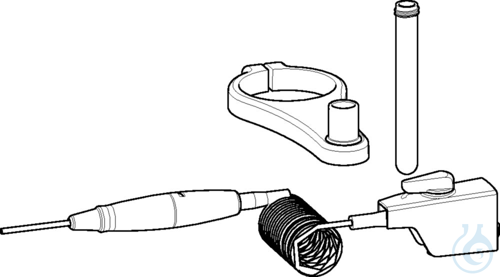 Discharge tube, coiled, 80cm, 2/5/10mL