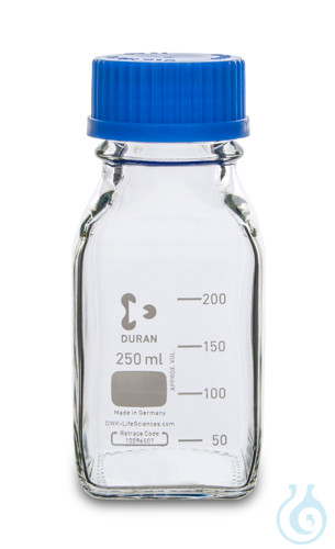 Laboratoriumfles DURAN, GL45, 250 ml, Type 2