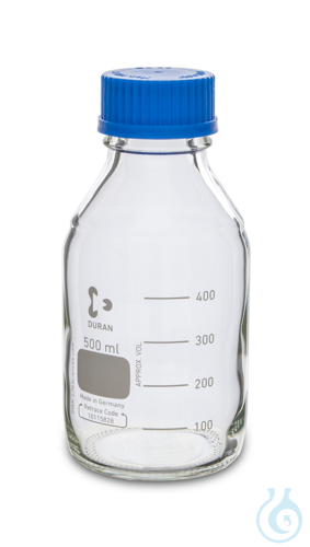 Laboratoriumfles DURAN, GL45, 500 ml, Type 3