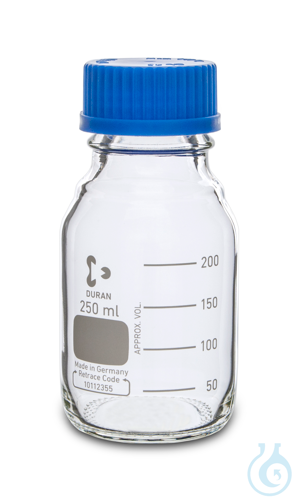 Laboratoriumfles DURAN, GL45, 250 ml, Type 3