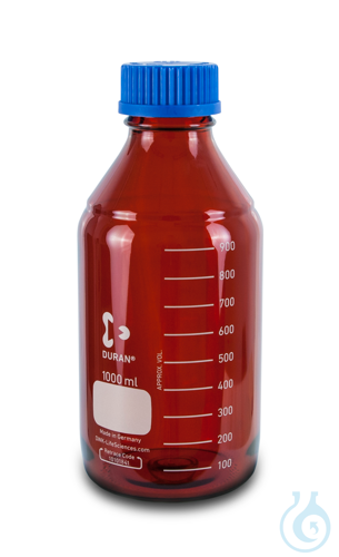 Laboratoriumfles DURAN, GL45, 1 L, Type 3