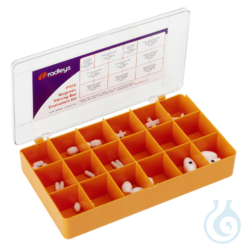 Stirring bars Evaluation Kit for flasks (10 pieces)