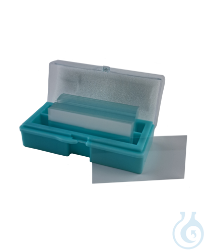 Cover glasses, thickness 1 = 0,13-0,16 mm, for manual use, 200 pcs/plastic box,