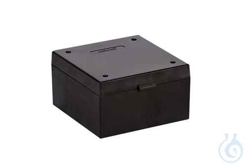 ratiolab® Cryo Boxes, PP, black, grid 9 x 9, 133 x 133 x 75 mm