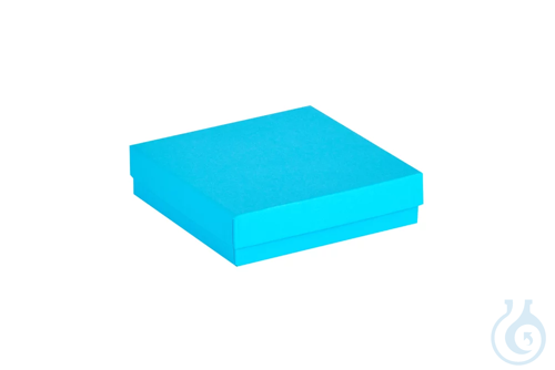 ratiolab® Cryo Boxes, cardboard, standard, blue, 133 x 133 x 32 mm