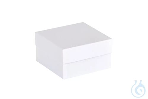 ratiolab® Cryo Boxes, cardboard, standard, white, 133 x 133 x 75 mm