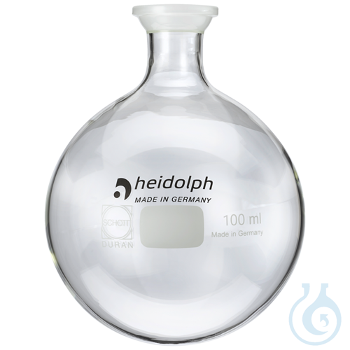 Receiving flask 100 ml - plastic coated