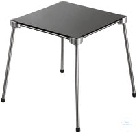Stainless 4-feet stand 120 x 120 mm incl. glass ceramic plate
